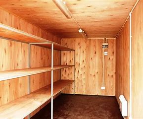 Container Conversion Interior Shelving