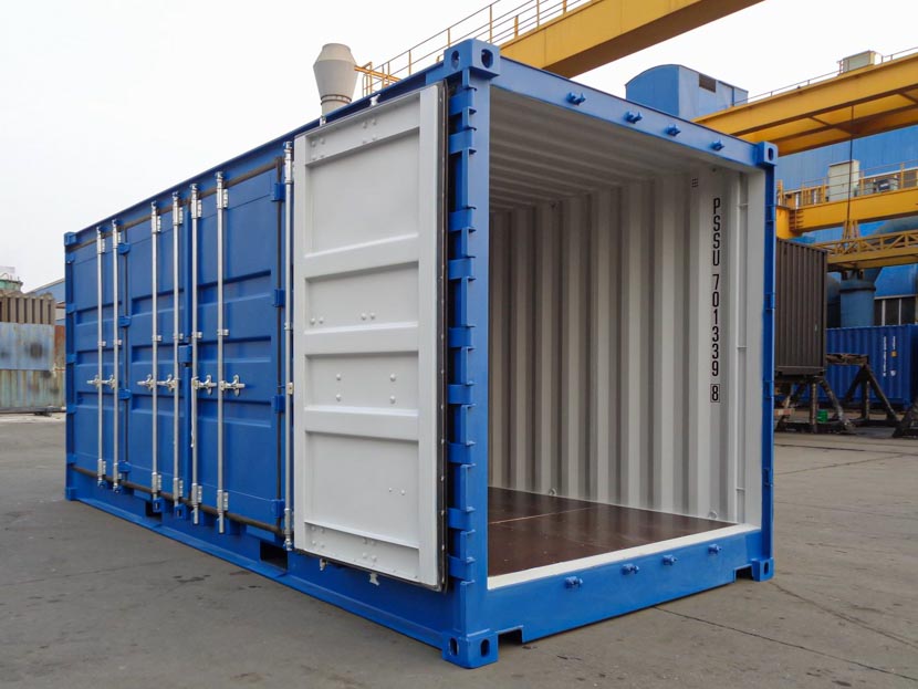 Open Side Shipping Container