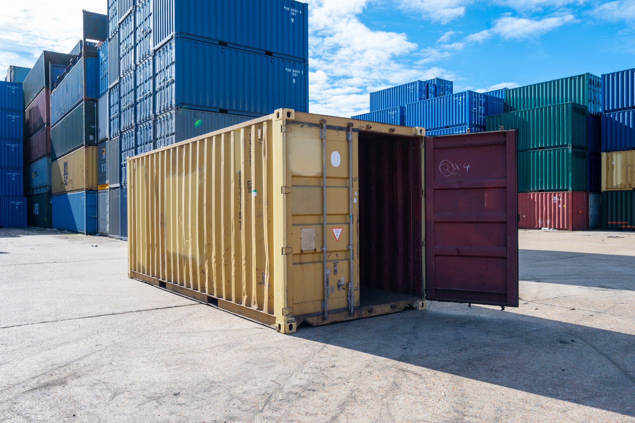 How to Buy a Secondhand Shipping Container Containers For Sale