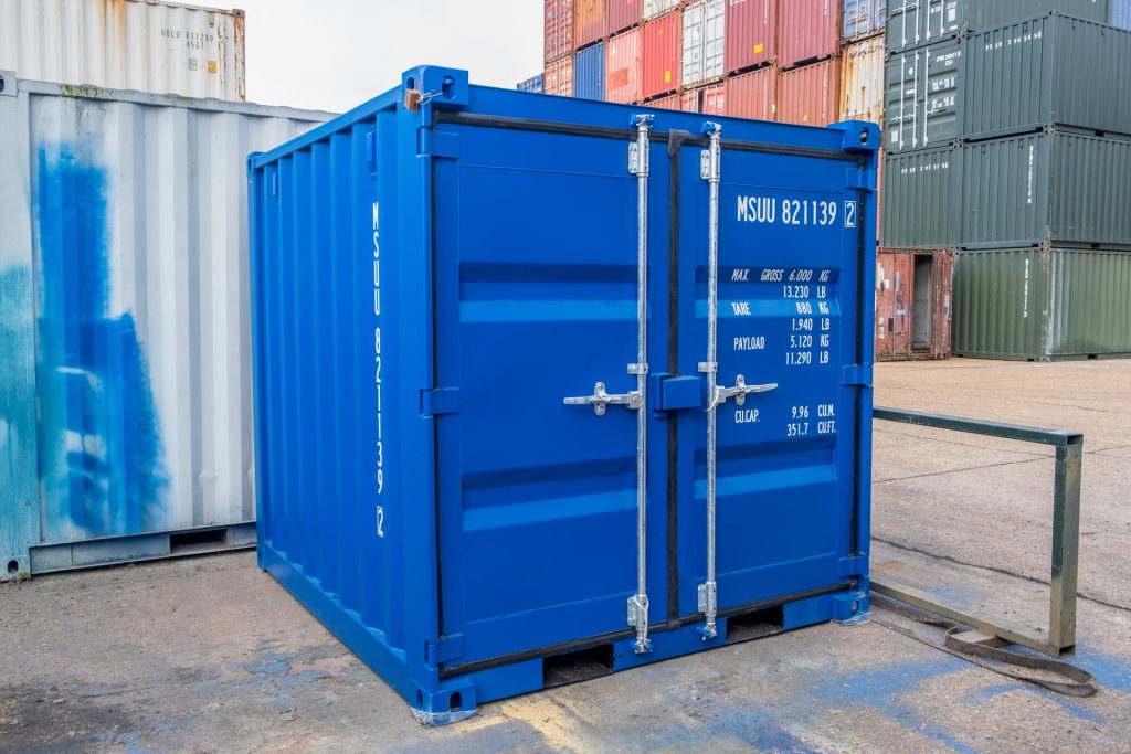 Blue 8ft Dry Van Container